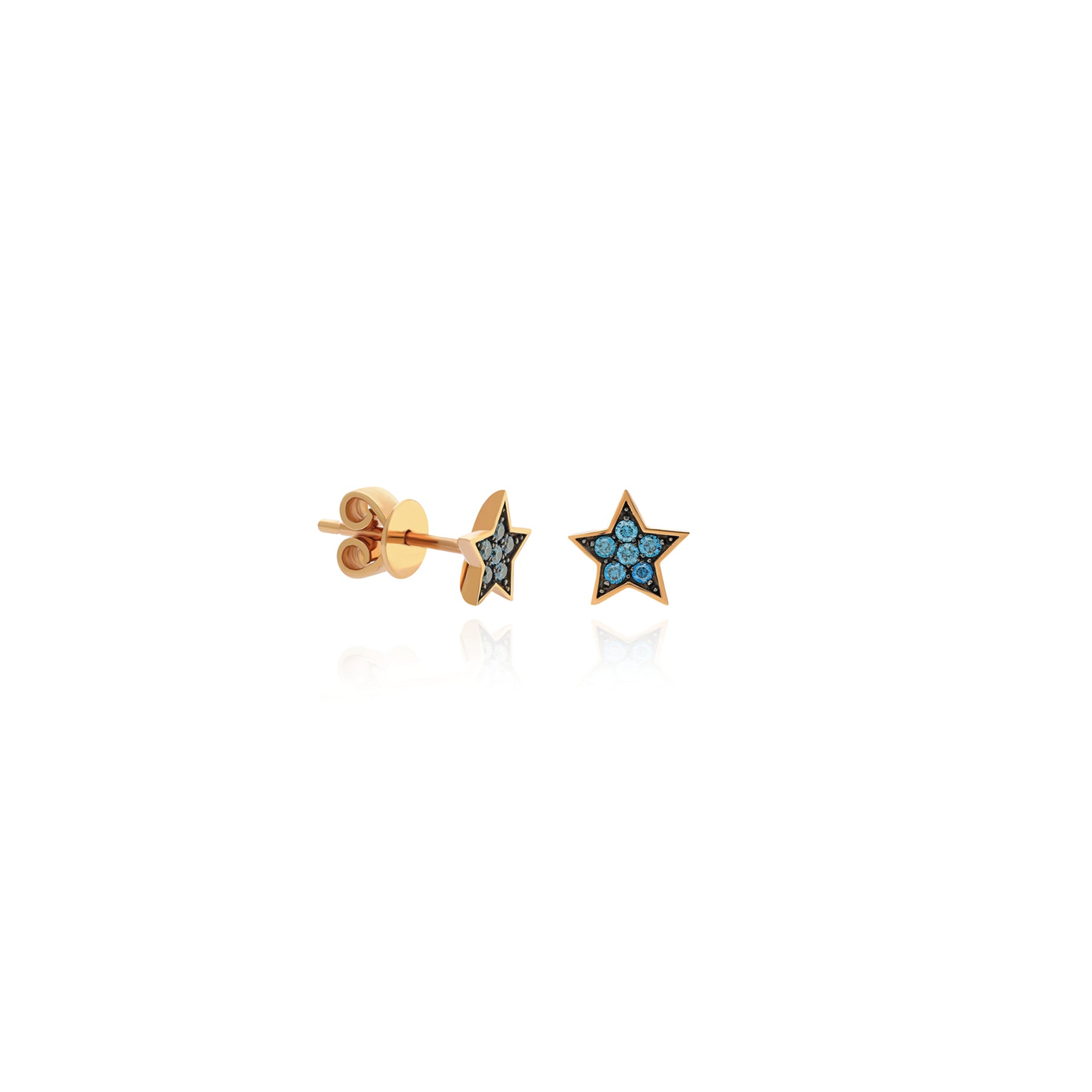 Blue Star Earring