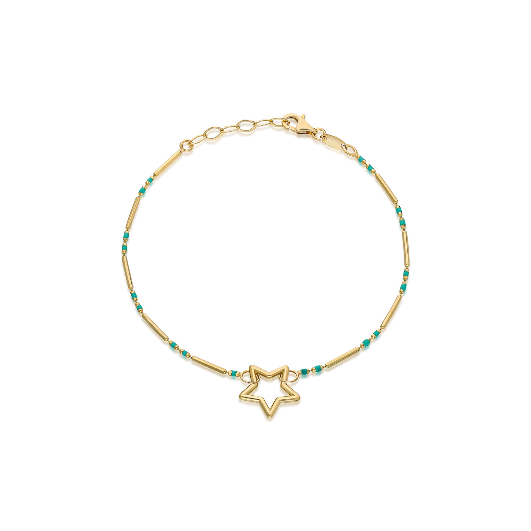 Wishful Turquoise Charm Bileklik