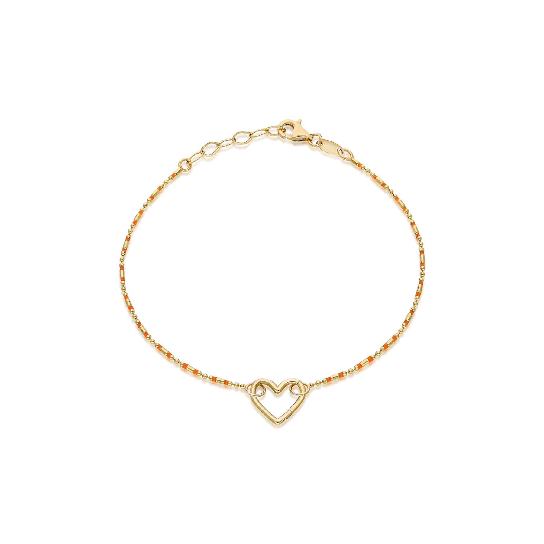 Wishful Orange Charm Bracelet