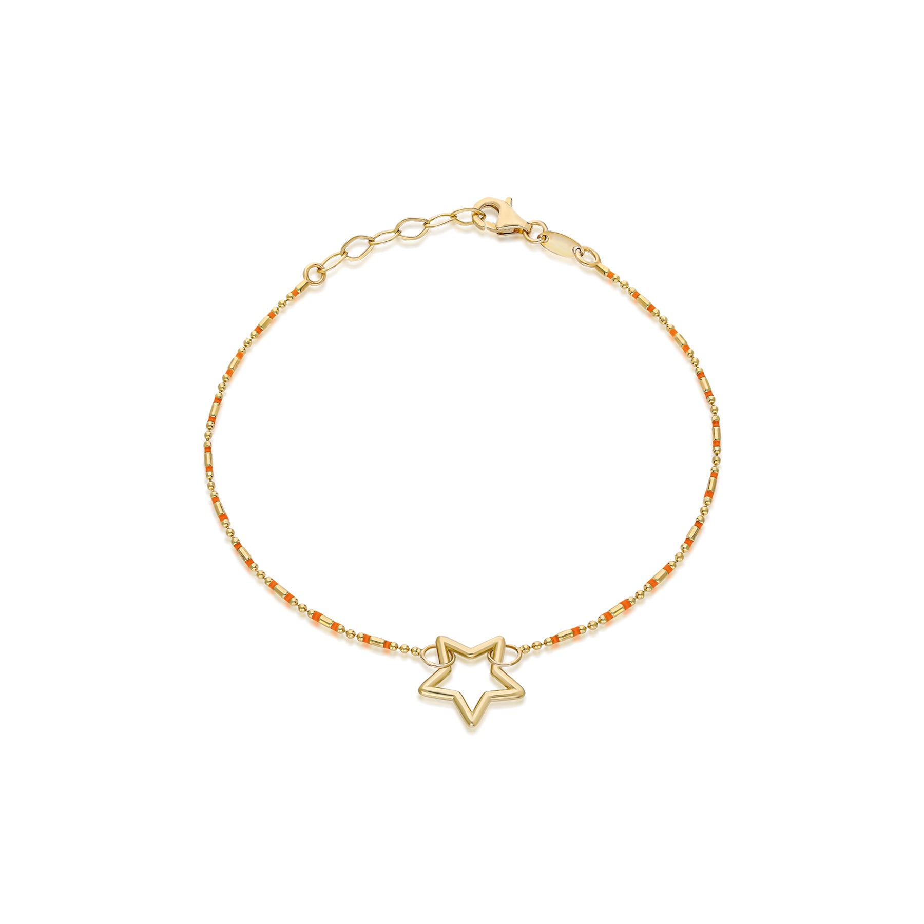 Wishful Orange Charm Bracelet