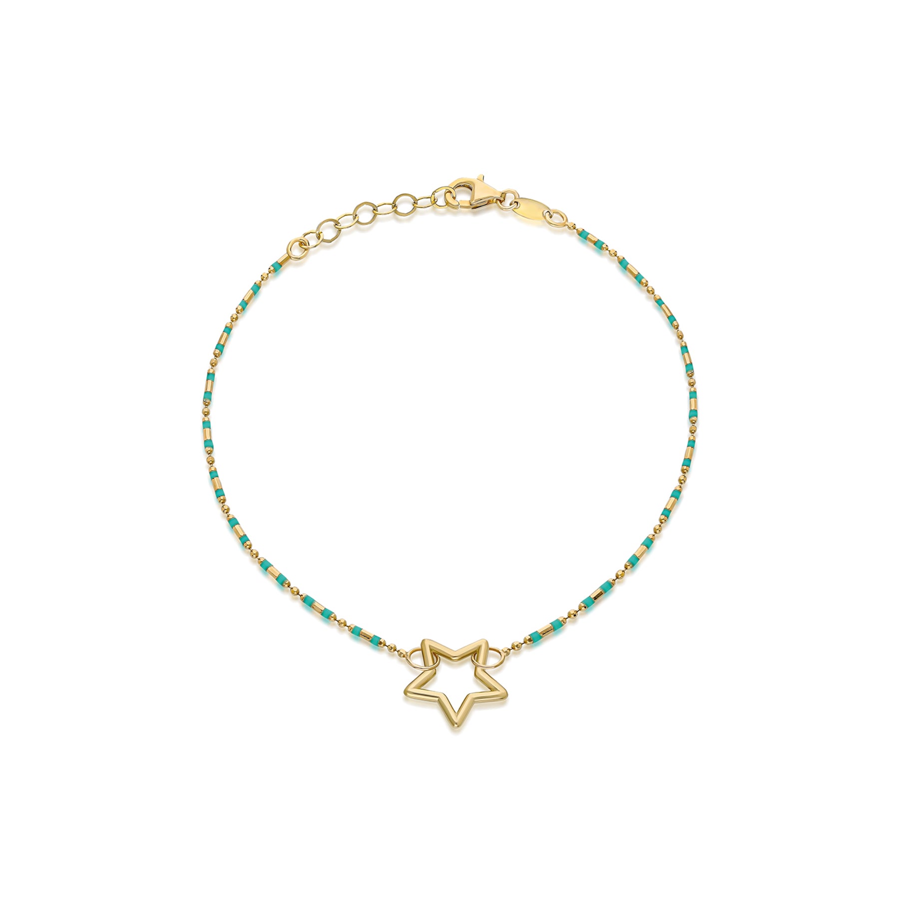 Wishful Turquoise Charm Bileklik