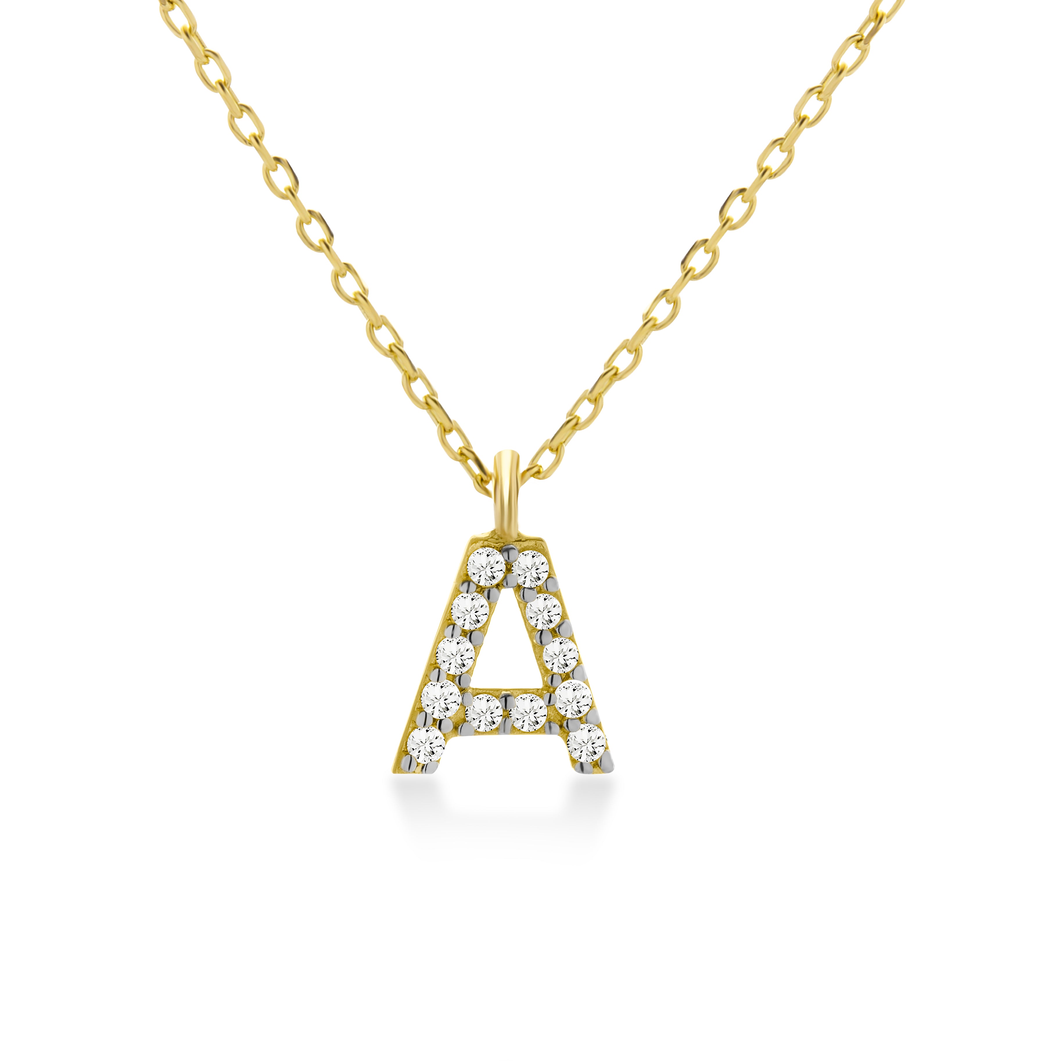 Letter A Necklace