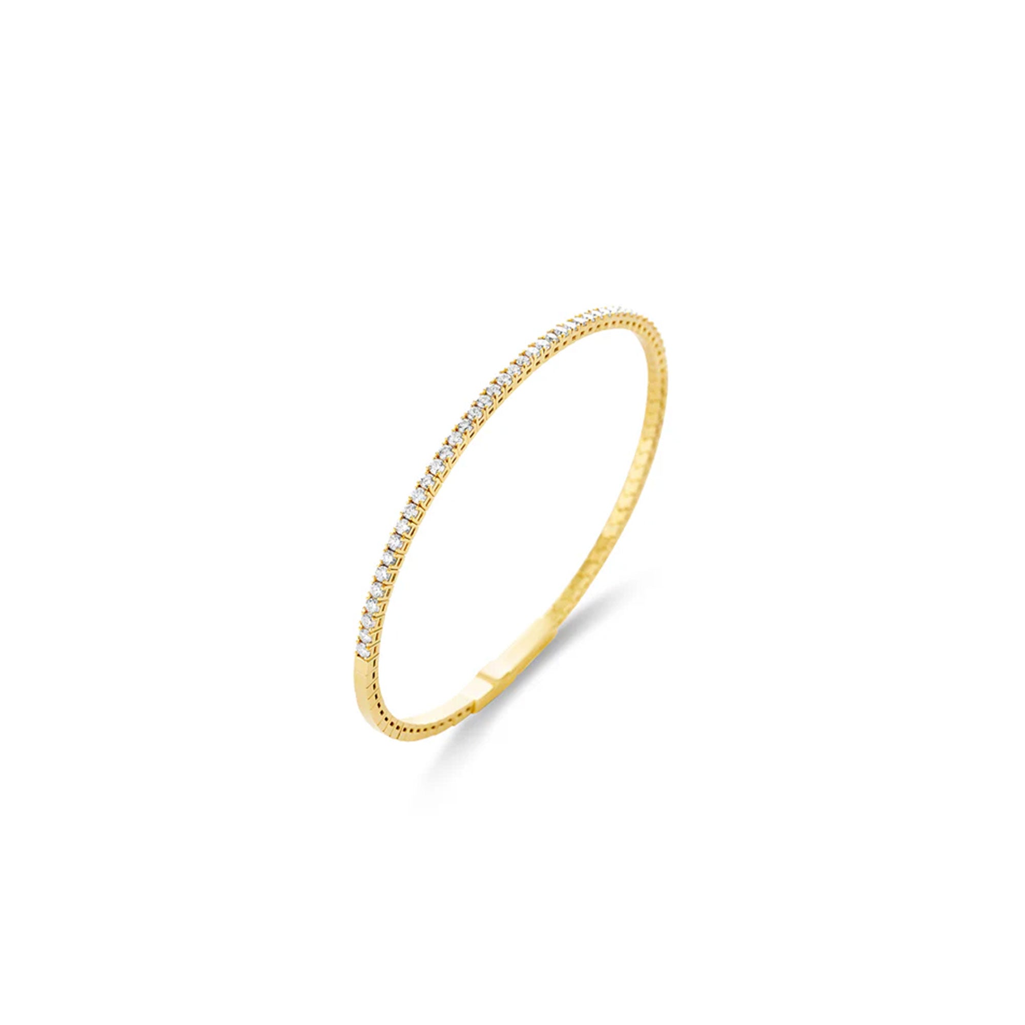 Eternity Gold Diamond Bracelet