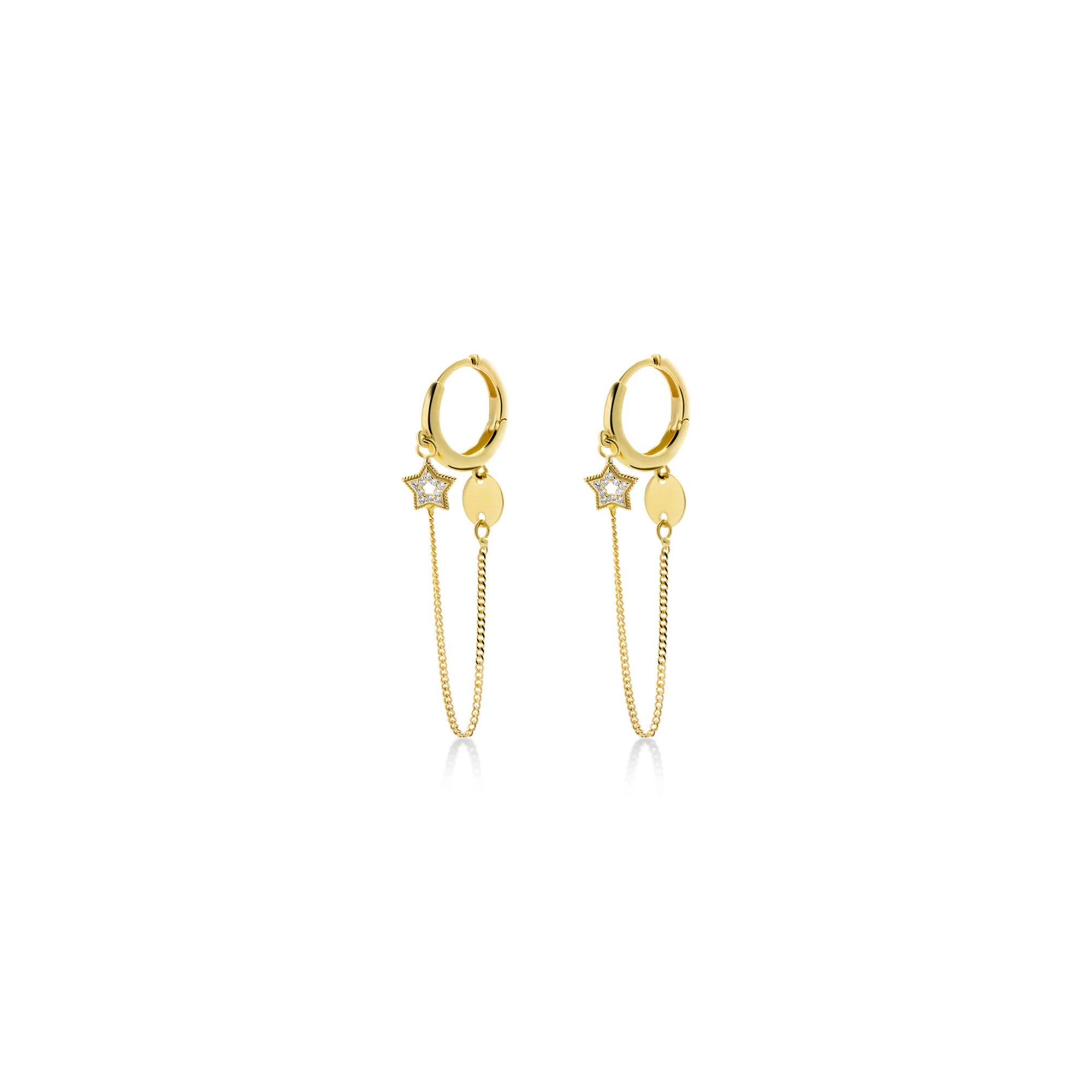 Diomand Star Sway Earrings