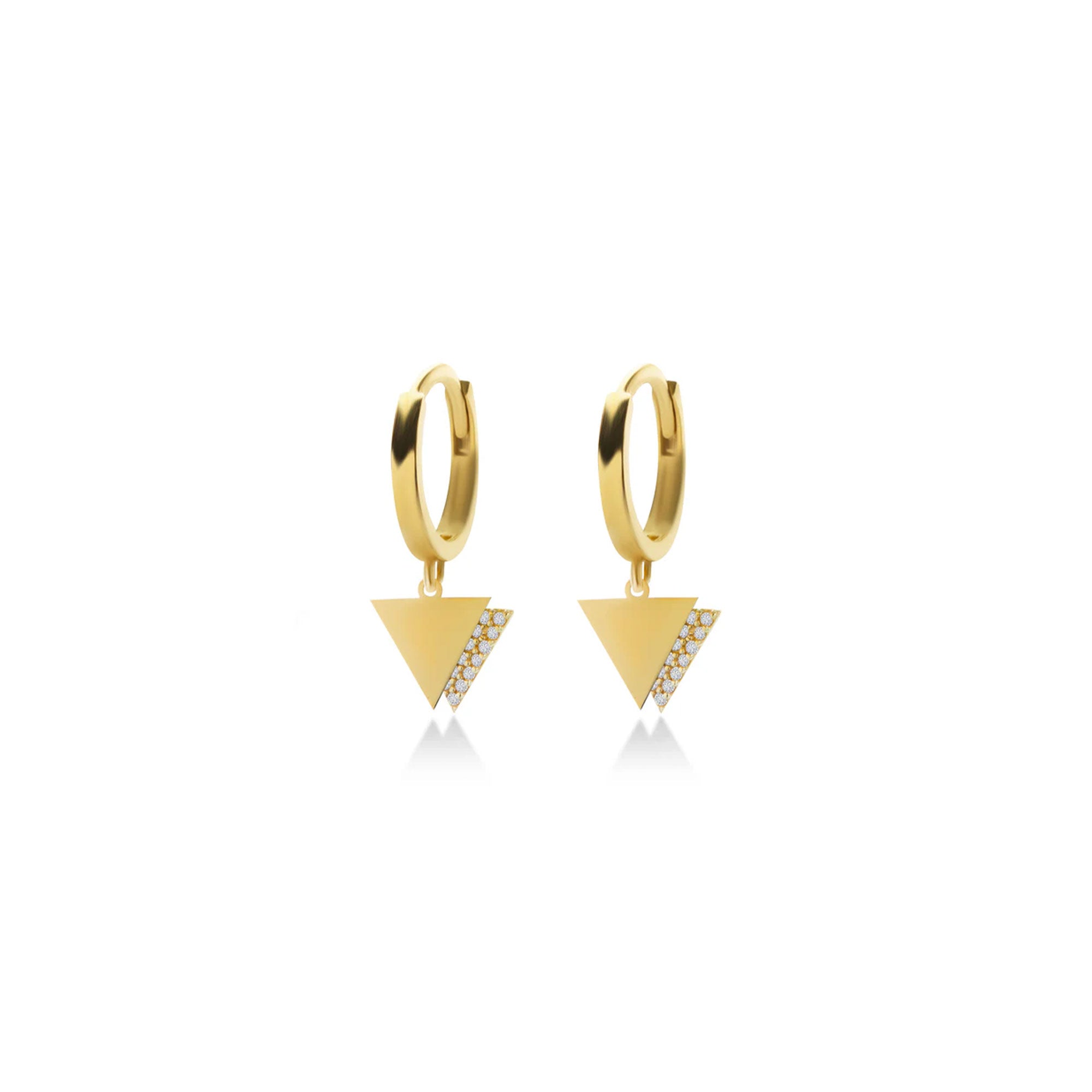 Triangle Reflected Earrings