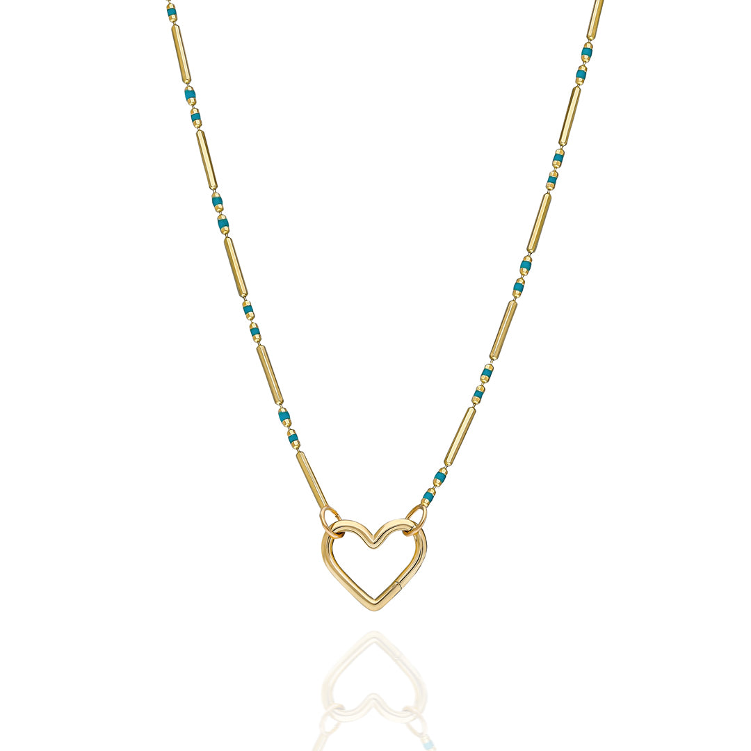 Wishful Blue Charm Necklace